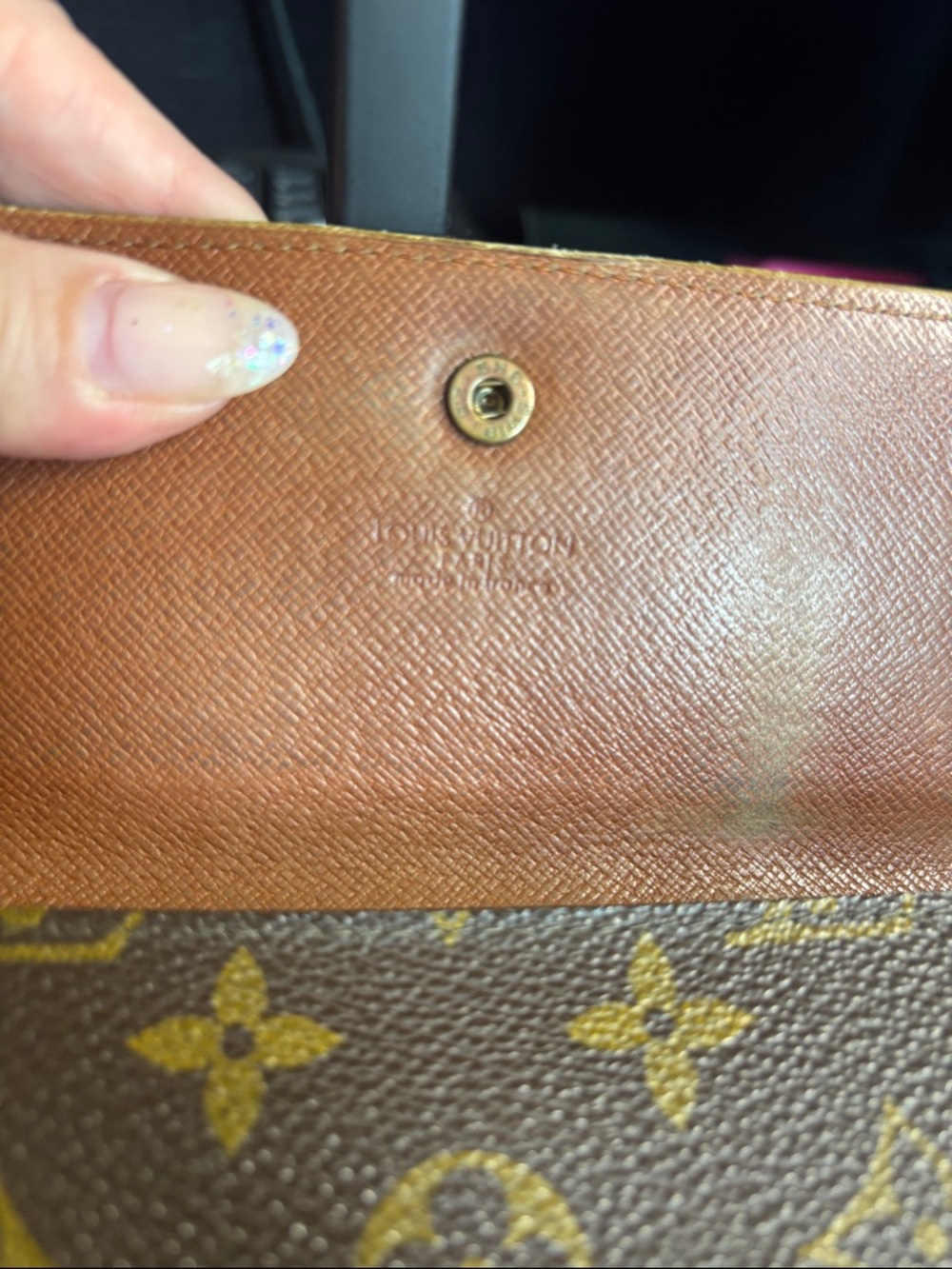 Louis Vuitton Monogram Canvas Wallet in Brown and Gold - Picture 3 of 17